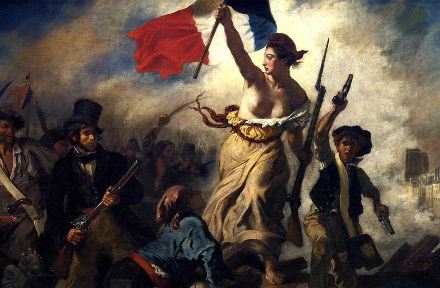 Image du tableau la liberté guidant le peuple pour représenter la catégorie citoyenneté.